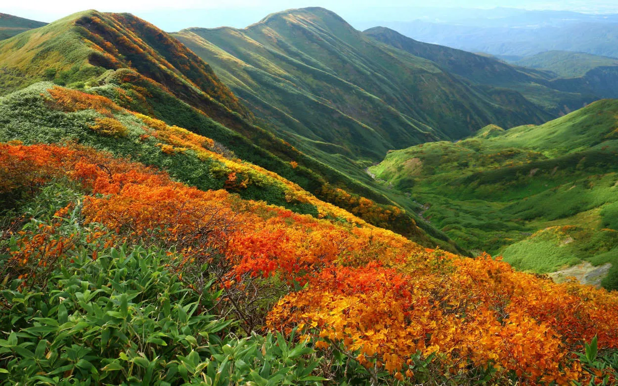 Keindahan Alam Gunung Gassan, Jepang